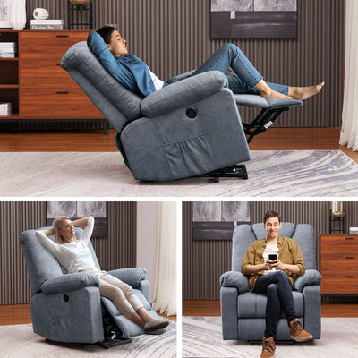 Sillón Reclinable Eléctrico Multifuncional de Masaje para Sala y Dormitorio - Image 8