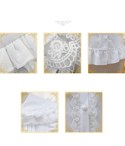 Blusa Chifón Slim-fit Manga Larga Estilo Lolita Dulce para Mujer - Image 8