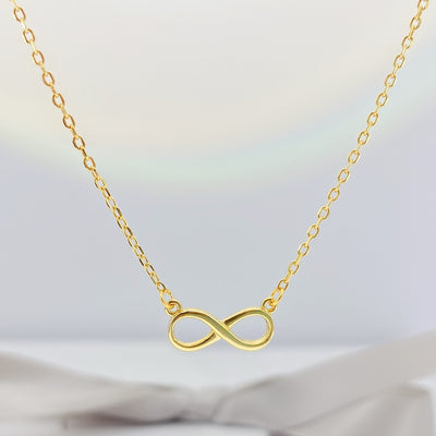 Collar de Plata 925 Colgante Delicado - Cadena de Plata de Ley para Escote