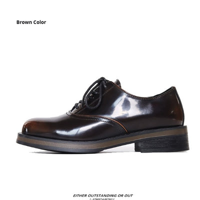 Zapatos de Cuero Bicolor con Suela Gruesa para Hombre - Casual y Profesional - Image 4