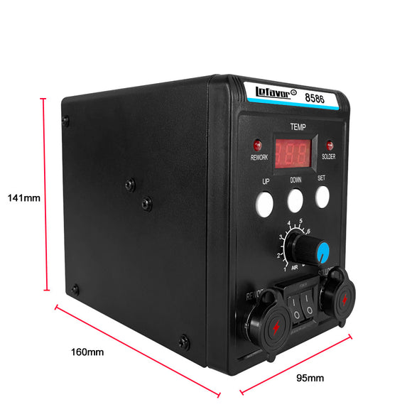 Pistola de Aire Caliente con Control Digital de Temperatura para Soldadura