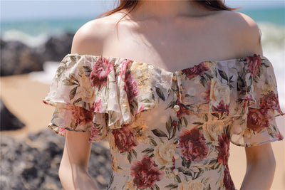 Vestido Asimétrico Plisado para Mujer - Perfecto para Verano - Image 3