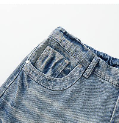 Jeans Rectos Anchos Estilo Americano para Hombre - Image 10
