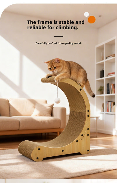 Árbol Rascador Multicapa para Gatos con Cartón Corrugado - Image 11