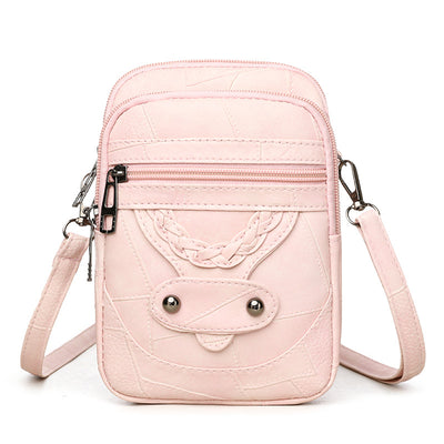 Bolsa para Celular de Cuero Suave Estilo Retro Fashionable - Image 7