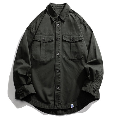 Chaqueta Camisa Suelta para Hombre - Estilo Moderno - Image 10