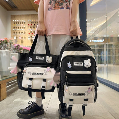 Mochila Escolar Coreana de Gran Capacidad para Niños - Diseño Adorable - Image 3