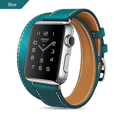 Pulsera de Cuero Ajustable Doble y Simple - Image 5