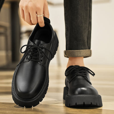 Zapatos de Cuero Negro Impermeables para Hombre Ejecutivo - Image 4