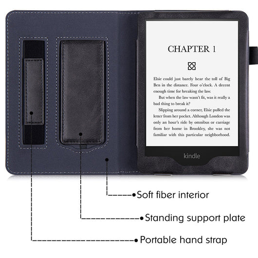 Funda de Cuero con Soporte de Muñeca para Kindle Paperwhite 11 - Image 64