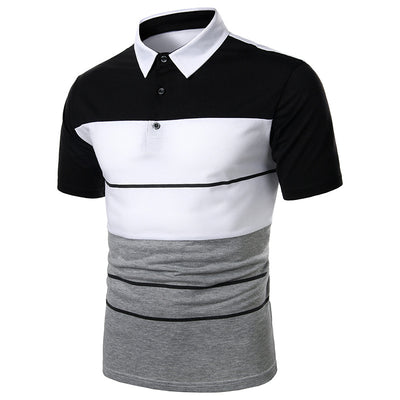 Playera Manga Corta para Hombre con Ribete Bicolor - Image 23