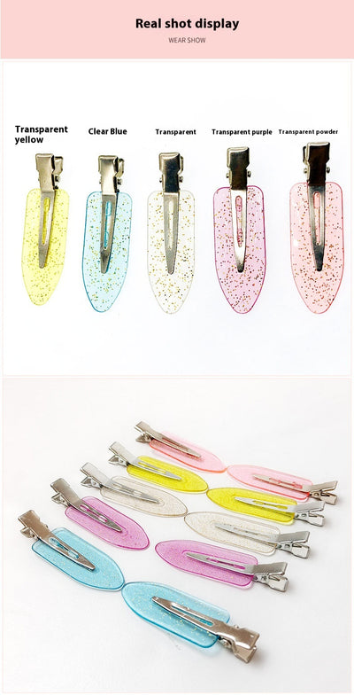 Clips para Cabello Transparentes con Brillo Estilo Coreano y Japonés - Image 8