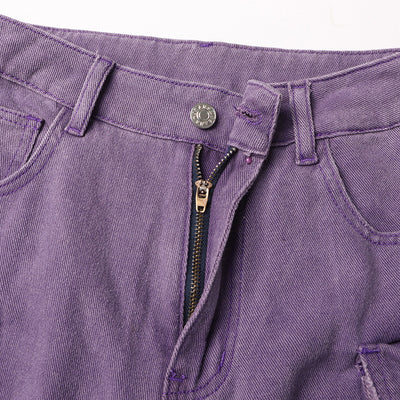 Pantalón Cargo Recto de Cintura Alta para Mujer - Image 14