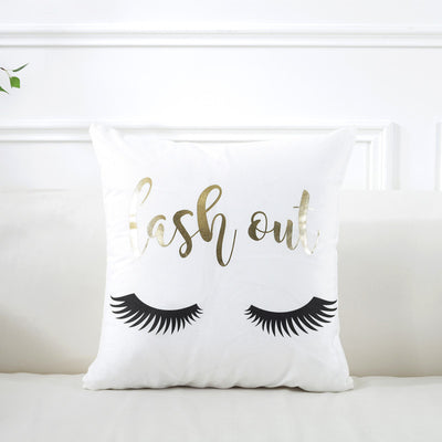 Funda de Almohada Dorada Super Suave para el Hogar - Image 6