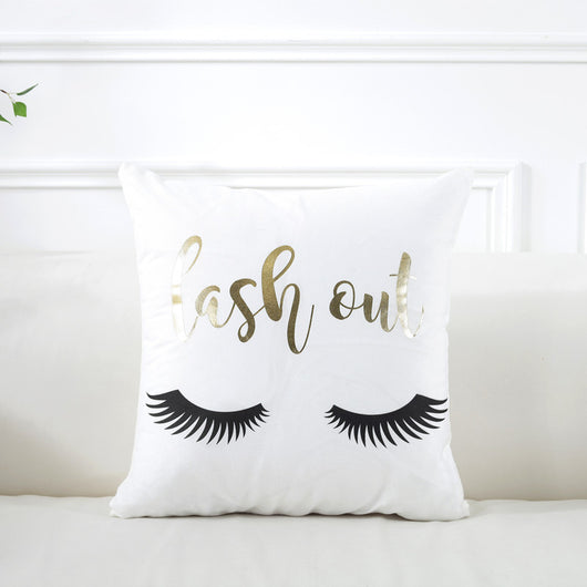 Funda de Almohada Dorada Super Suave para el Hogar - Image 6