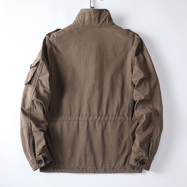 Chaqueta Casual Suelta con Cierre para Hombre