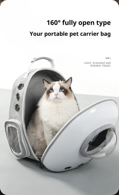 Mochila Transportadora Lateral para Gatos - Gran Capacidad - Image 8