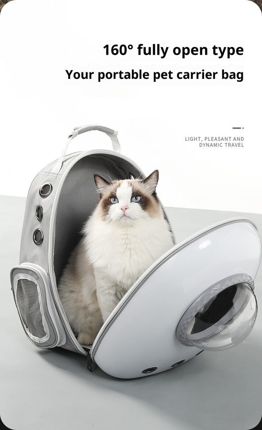 Mochila Transportadora Lateral para Gatos - Gran Capacidad - Image 8