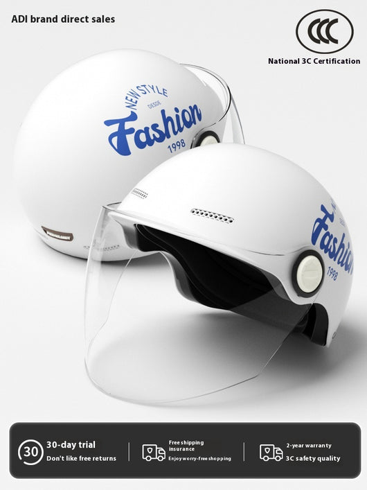 Casco Moto Semintergral Batería Universal Cuatro Estaciones - Image 25