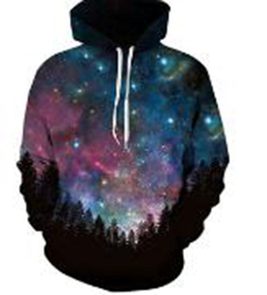 Sudadera con Capucha Cielo Estrellado - Moda Moderna para Hombre