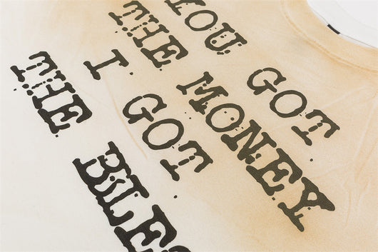 Camiseta Suelta con Estampado de Letras Unisex - Image 17