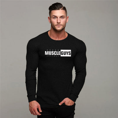 Camiseta Slim Fit Tejida Cuello Redondo para Hombre - Image 12