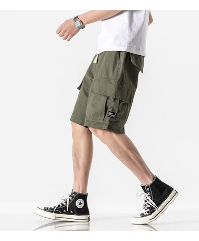 Conjunto de Tres Piezas Estilo Hong Kong - Camisa, Abrigo y Pantalones Cortos - Image 32