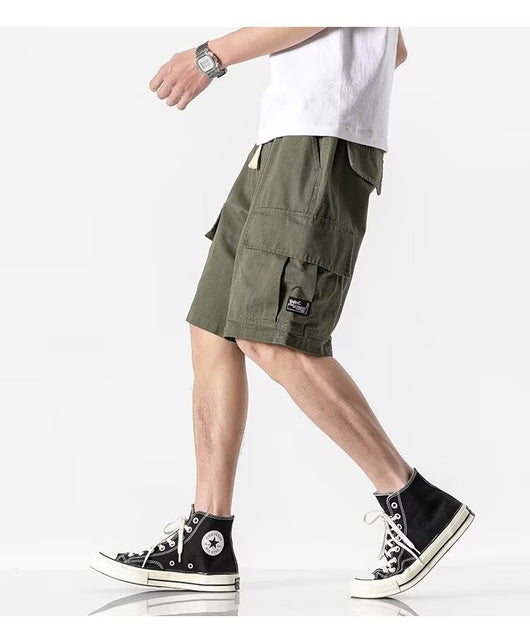 Conjunto de Tres Piezas Estilo Hong Kong - Camisa, Abrigo y Pantalones Cortos - Image 32