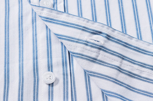Camisa Holgada de Cuadros para Hombre con Solapas y Mangas Largas - Image 12