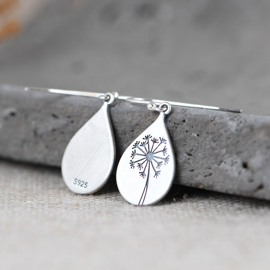 Aretes de Plata S925 Retro Literarios Minimalistas para Mujer - Image 4