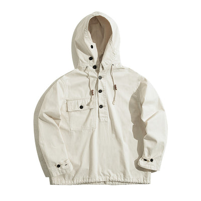 Sudadera Protectora con Patrón Espiga y Media Cremallera - Image 3