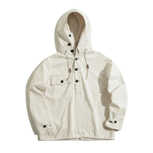 Sudadera Protectora con Patrón Espiga y Media Cremallera - Image 3