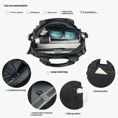 Mochila para Laptop Impermeable Estilo Coreano Casual - Image 2