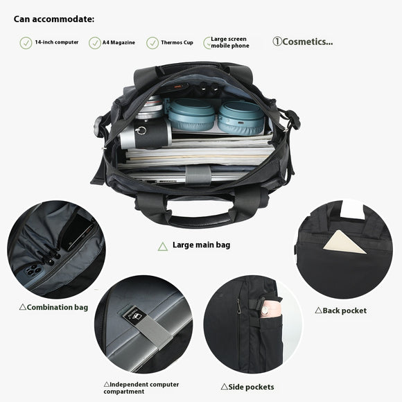 Mochila para Laptop Impermeable Estilo Coreano Casual