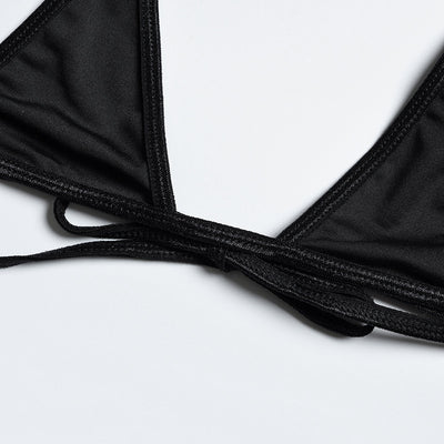 Bikini Enterizo de Color Liso para Playa y Vacaciones - Image 13