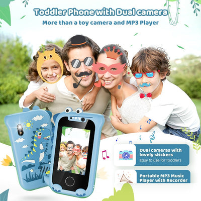 Teléfono Táctil Educativo con Cámara y Videojuegos para Niños Pequeños - Image 19