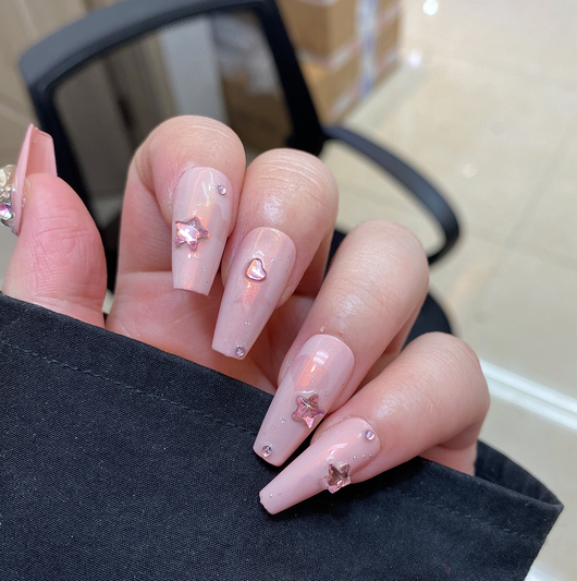 Uñas Postizas de Lujo con Adhesivo - Aplicación Instantánea - Image 2