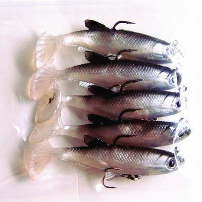 Señuelos de Plomo para Perca 14g - Cebo Blando 8cm Alta Efectividad