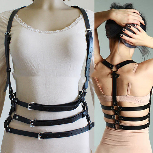 Prenda de Cuero con Cintura Ajustable - Estilo Sofisticado - Image 6