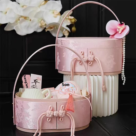 Maceta Decorativa Estilo Nacional con Diseño Floral y Empaque Premium - Image 17
