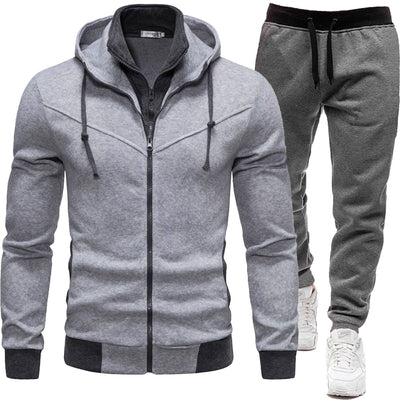 Conjunto Deportivo Patchwork: Chaqueta y Pantalón de Largo Casual - Image 19