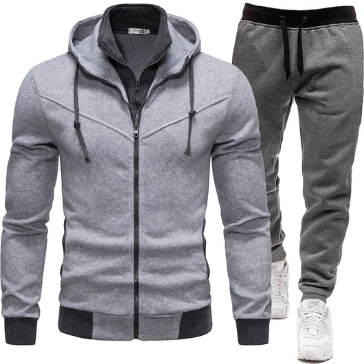 Conjunto Deportivo Patchwork: Chaqueta y Pantalón de Largo Casual - Image 19