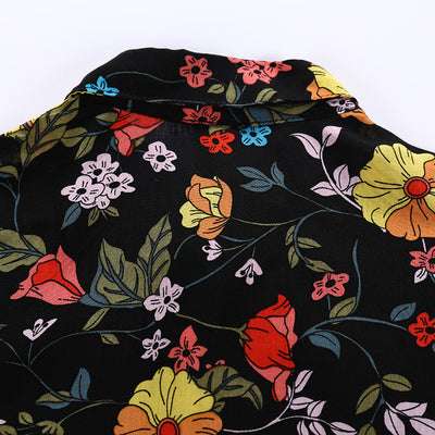 Camisa Infantil con Estampado Floral y Cuello Solapa - Image 11