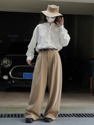 Pantalones Casuales Mujer con Textura Suelta y Perfil Relajado - Image 31
