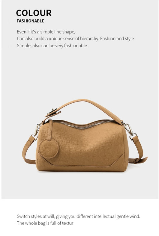 Bolso Crossbody de Cuero Genuino para Mujer - Portátil y Elegante - Image 31