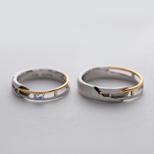 Anillos de Plata Esterlina Minimalistas para Pareja - Image 10