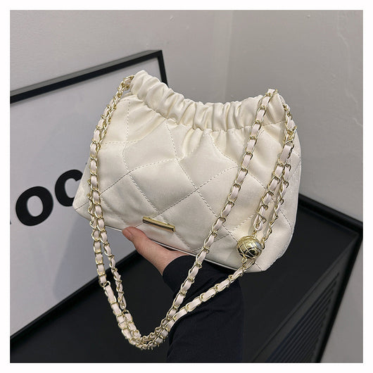 Bolsa Mensajera de Cadena Rombo Elegante para Viajero - Image 32