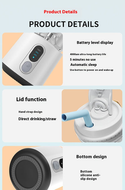 Licuadora Portátil Recargable Multifunción para el Hogar - Image 8