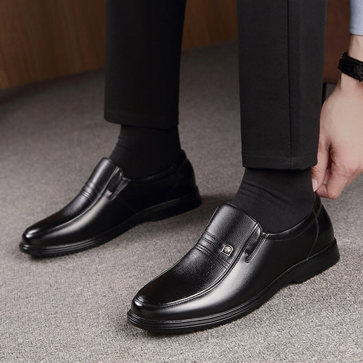 Zapatos Casuales de Cuero Genuino para Hombre - Suela Plana Antideslizante - Image 15