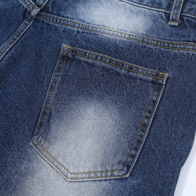 Conjunto Denim Lavado: Camisa y Capris de Diseño Premium - Image 27